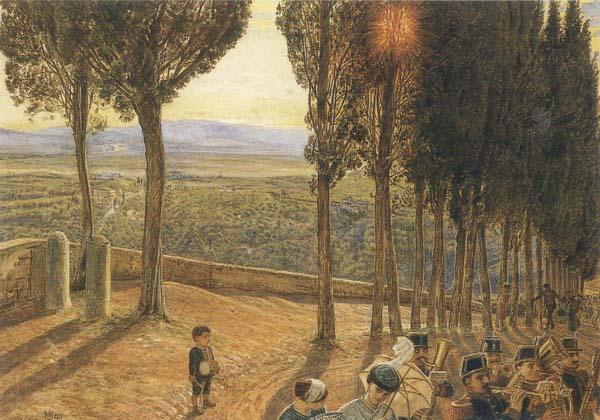 William Holman Hunt Festa at Fiesole France oil painting art